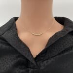 عقد ذهب عيار 18 الوزن 2.17 جرام