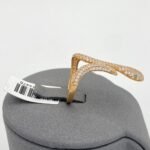 ⁦حلق ذهب عيار 21 الوزن 3.31 جرام⁩ - الصورة ⁦3⁩