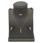 نصف طقم أطفال ذهب عيار 18 الوزن 2.96 جرام