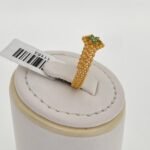 ⁦خاتم ذهب عيار 21 الوزن 2.15 جرام⁩ - الصورة ⁦2⁩