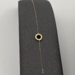 ⁦عقد وإسواره ذهب عيار 18 الوزن 0.91 جرام⁩ - الصورة ⁦3⁩