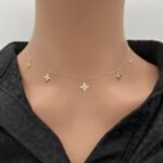 عقد تشوكر ذهب عيار 18 الوزن 1.15 جرام