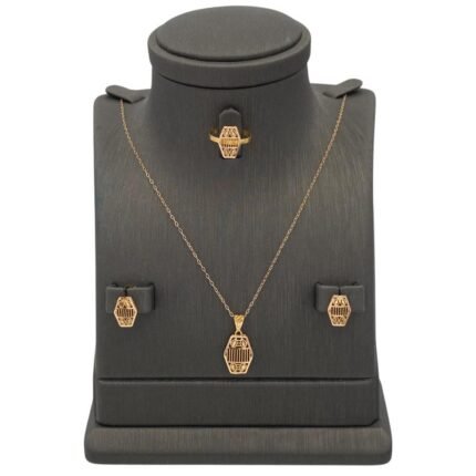 نصف طقم ذهب عيار 21 الوزن 3.25 جرام