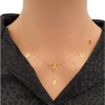 عقد ذهب عيار 21 الوزن 0.90 جرام