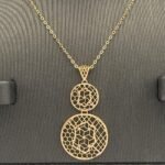 ⁦نصف طقم ذهب عيار 21 الوزن 4.32 جرام⁩ - الصورة ⁦4⁩