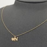⁦حرف N ذهب عيار 18 الوزن 1.75 جرام⁩ - الصورة ⁦3⁩
