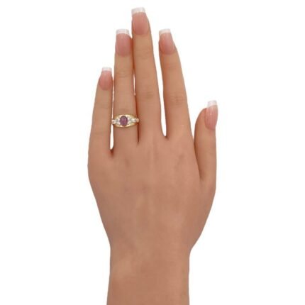 خاتم ذهب عيار 18 الوزن 2.55 جرام