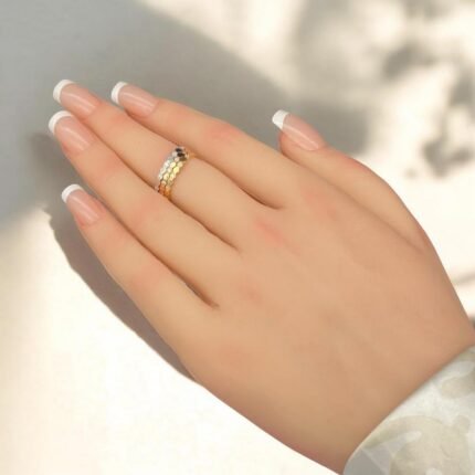 مرامي ذهب عيار 18 الوزن 3.4 جرام