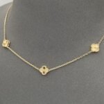 ⁦عقد وجهين ذهب عيار 18 الوزن 5.55 جرام⁩ - الصورة ⁦6⁩