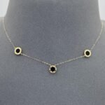 ⁦عقد ذهب عيار 18 الوزن 1.10 جرام⁩ - الصورة ⁦4⁩