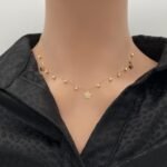 عقد ذهب عيار 18 الوزن 1.38 جرام