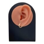 حلق ذهب عيار 18 الوزن 2.02 جرام