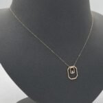 ⁦عقد ذهب عيار 18 وزن 1.01 جرام لمسة راقية⁩ - الصورة ⁦4⁩