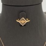 ⁦نصف طقم ذهب عيار 21 الوزن 3.16 جرام⁩ - الصورة ⁦4⁩