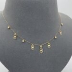 ⁦عقد ذهب عيار 18 الوزن 1.10 جرام⁩ - الصورة ⁦3⁩