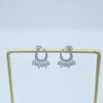 ⁦حلق ذهب عيار 18 الوزن 2.37 جرام⁩ - الصورة ⁦2⁩