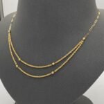⁦عقد ذهب عيار 18 الوزن 1.75 جرام⁩ - الصورة ⁦5⁩