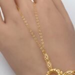 ⁦كف ذهب عيار 21 الوزن 4.05 جرام⁩ - الصورة ⁦3⁩