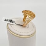 ⁦خاتم ذهب عيار 21 الوزن 3.34 جرام⁩ - الصورة ⁦3⁩