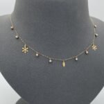 ⁦عقد ذهب عيار 18 الوزن 1.19 جرام⁩ - الصورة ⁦4⁩