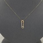 ⁦عقد ذهب عيار 18 الوزن 0.77 جرام⁩ - الصورة ⁦3⁩