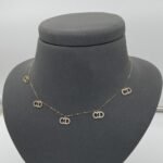 ⁦عقد ذهب عيار 18 الوزن 1.61 جرام⁩ - الصورة ⁦5⁩