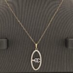 ⁦نصف طقم ذهب عيار 18 الوزن 2.52 جرام⁩ - الصورة ⁦5⁩