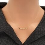 عقد ذهب عيار 18 الوزن 0.85 جرام