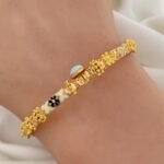 ⁦اسواره ذهب واقفة عيار 21 وزن 13.19 جم الأكثر طلباً في متجرنا⁩ - الصورة ⁦3⁩