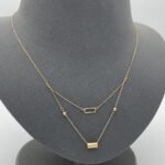 ⁦عقد ذهب عيار 18 الوزن 2.90 جرام⁩ - الصورة ⁦5⁩