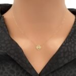 عقد ذهب عيار 18 الوزن 0.75 جرام