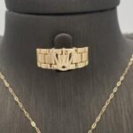 ⁦نصف طقم ذهب عيار 18 الوزن 9.62 جرام⁩ - الصورة ⁦4⁩