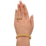 اسواره وخاتم ذهب عيار 21 وزن 21.72 جم فخامة متكاملة