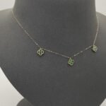 ⁦عقد ذهب عيار 18 الوزن 1.02 جرام⁩ - الصورة ⁦2⁩