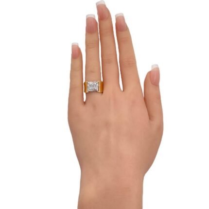 خاتم ذهب عيار 18 الوزن 2.85 جرام