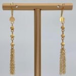 ⁦حلق ذهب عيار 21 الوزن 2.17 جرام⁩ - الصورة ⁦2⁩