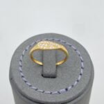 ⁦خاتم ذهب عيار 18 الوزن 0.90 جرام⁩ - الصورة ⁦3⁩