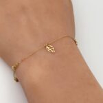 ⁦اسواره ذهب عيار 18 الوزن 0.95 جرام⁩ - الصورة ⁦2⁩