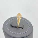 ⁦خاتم ذهب عيار 18 الوزن 1.24 جرام⁩ - الصورة ⁦3⁩