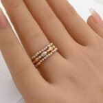 ⁦أسوارة وخاتم هيفاء ذهب عيار 18 الوزن 8.47 جرام⁩ - الصورة ⁦3⁩