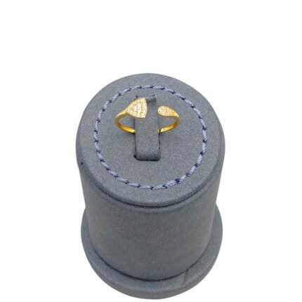 خاتم ذهب عيار 18 الوزن 0.83 جرام