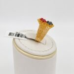 ⁦خاتم ذهب عيار 21 الوزن 4.05 جرام⁩ - الصورة ⁦3⁩