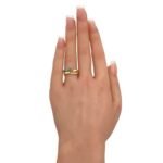 خاتم ذهب عيار 18 الوزن 3.66 جرام