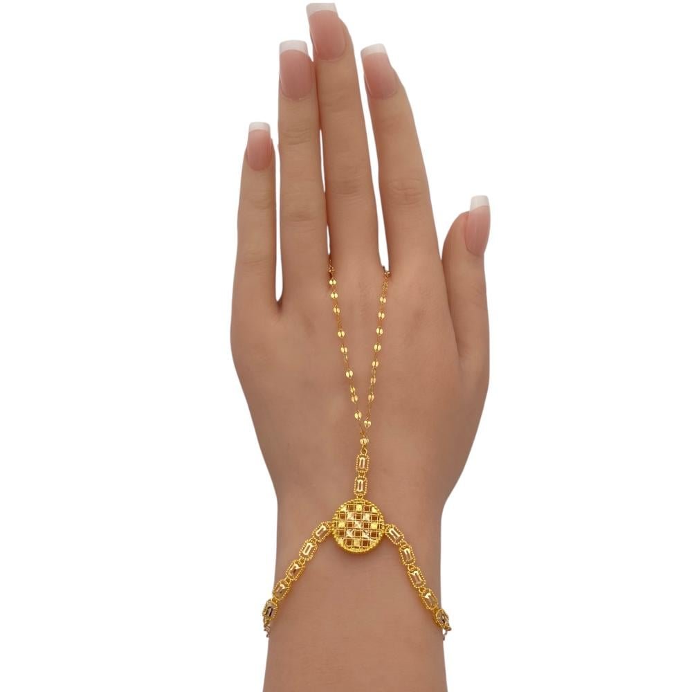 كف ذهب عيار 21 الوزن 4.09 جرام كف ذهب عيار 21 الوزن 4.09 جرام