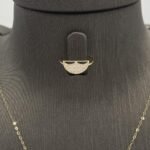 ⁦نصف طقم اطفال ذهب عيار 18 الوزن 1.83 جرام⁩ - الصورة ⁦2⁩