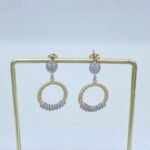 ⁦حلق ذهب عيار 18 الوزن 4.80 جرام⁩ - الصورة ⁦2⁩