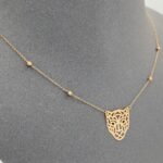 ⁦عقد التايغر ذهب عيار 21 وزن 1.47 جم لإطلالة عصرية أنيقة⁩ - الصورة ⁦3⁩