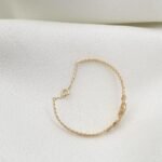 ⁦اسواره مواليد ذهب عيار 18 الوزن 1.85 جرام⁩ - الصورة ⁦2⁩