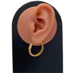 حلق ذهب عيار 21 الوزن 3.52 جرام