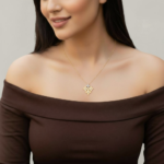 عقد ذهب عيار 18 الوزن 1.26 جرام